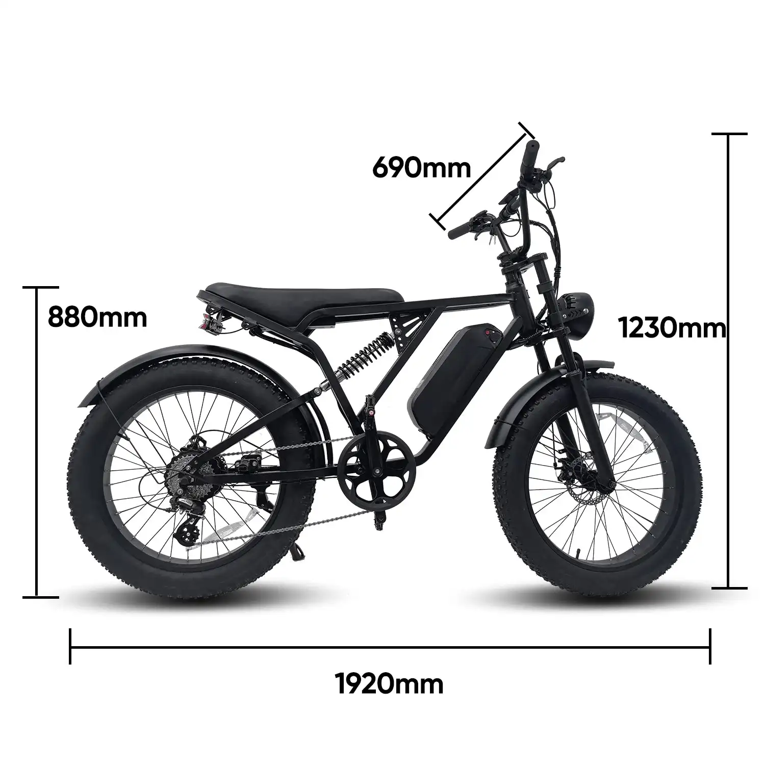 YANGOR Y-24 24inch Fat Tire 48V 500W Electric Bike Fat Tire Motorcycle