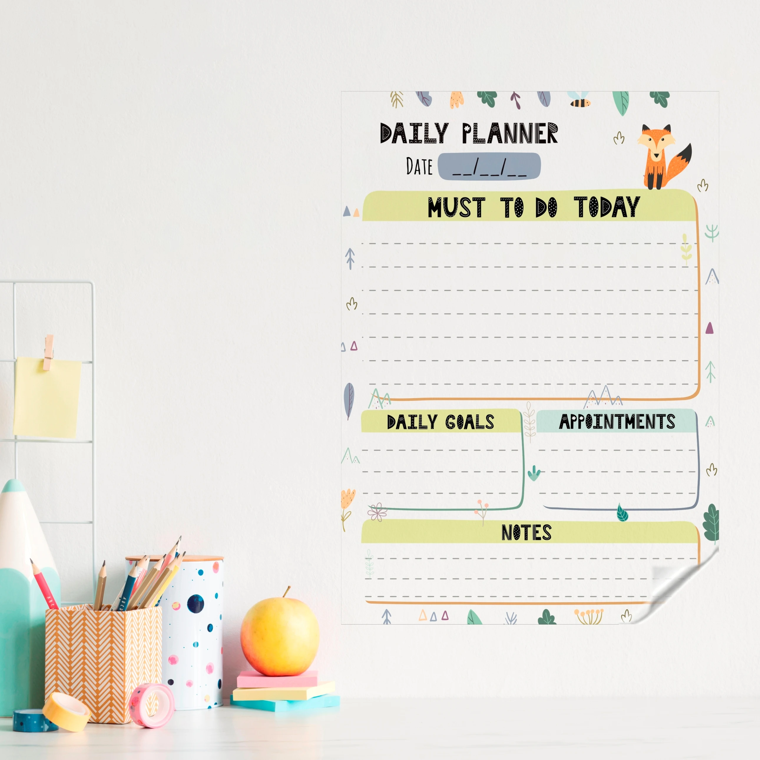 2025 органайзер для ежедневной доски