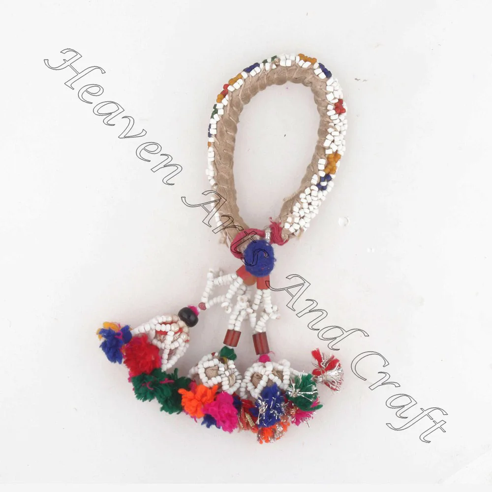 Vintage Indian Hand Made Beaded Vintage Fashion Bracelet for Women