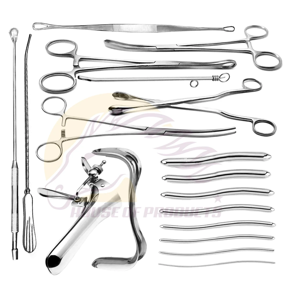 Basic Gynaecology Dilatation And Curettage Dnc Kit Surgical Instruments