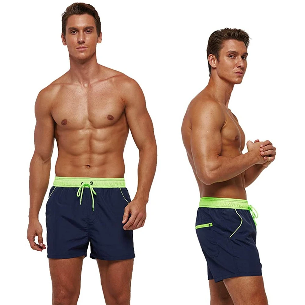Pantaloncini da bagno estivi da uomo Costumi da bagno Tronchi Costumi da bagno Quick Dry Surf Beach Board Pantaloni da bagno in vita elastici Pantaloncini da surf998_voghion.com
