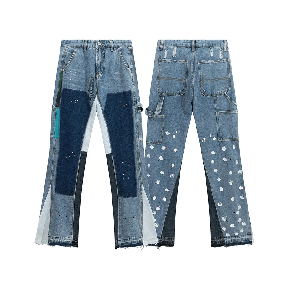 Wholesale Fashion Ripped Gradient Street Style Custom Super Stretchy ...
