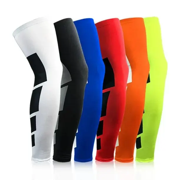 Leg Warmer Custom Made Sublimated Uv Sun Protection Baseball Leg Sleeves Sports Wear Compression