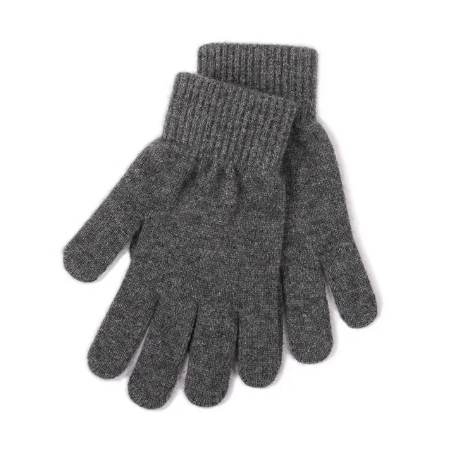 Мужские зимние модные перчатки унисекс мужские и женские нескользящие термоперчатки с сенсорным экраном волшебные вязаные акриловые варежки высокого качества