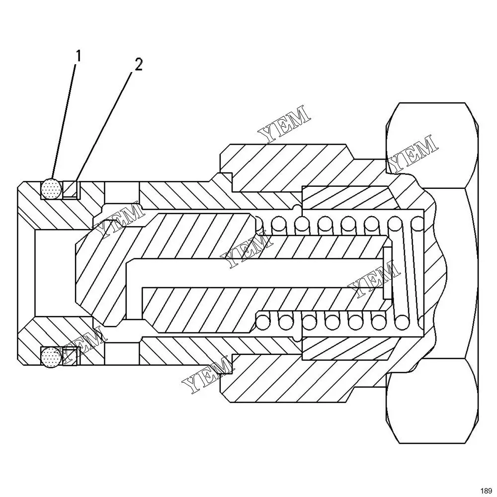 Taiwan Brand New Aftermarket Valve Assembly-Check 129-1101 Fit for M318 Heavy Duty Engine Parts