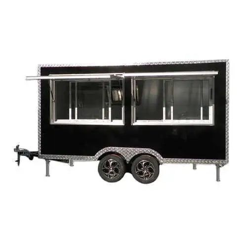 High Quality Fast Food Cart Trailer With Water System Fried Chicken