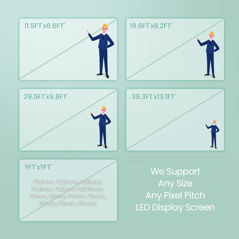 Outdoor Led Video Wall Complete 500*1000mm Die Casting Aluminum