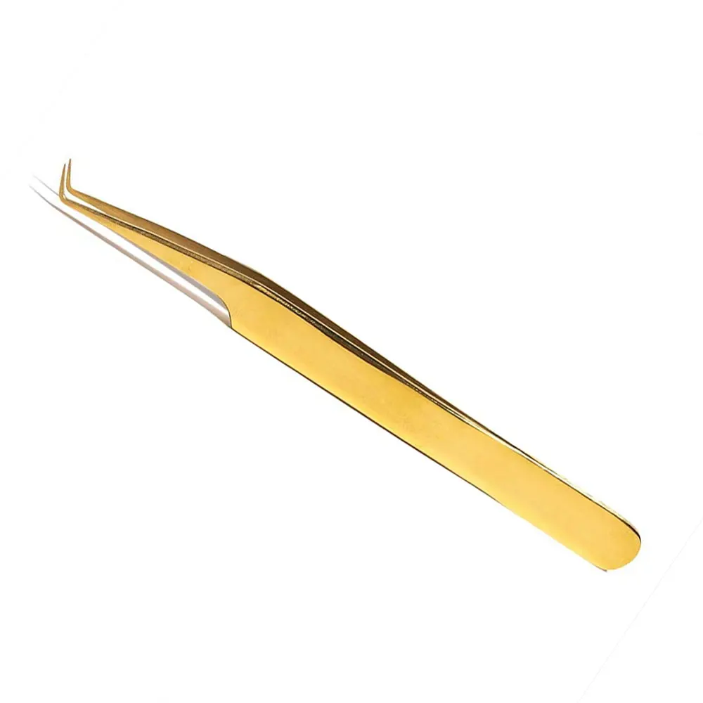 New Best Stainless Steel Custom Made Eyelashes Tweezers / Top Quality