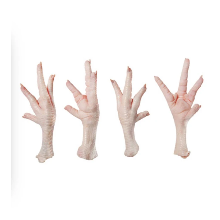 EXPORT GRADE HALAL FROZEN WHOLE CHICKEN FEET CHICKEN PAW Frozen Chicken Paws for Sale 100% Fresh Certification