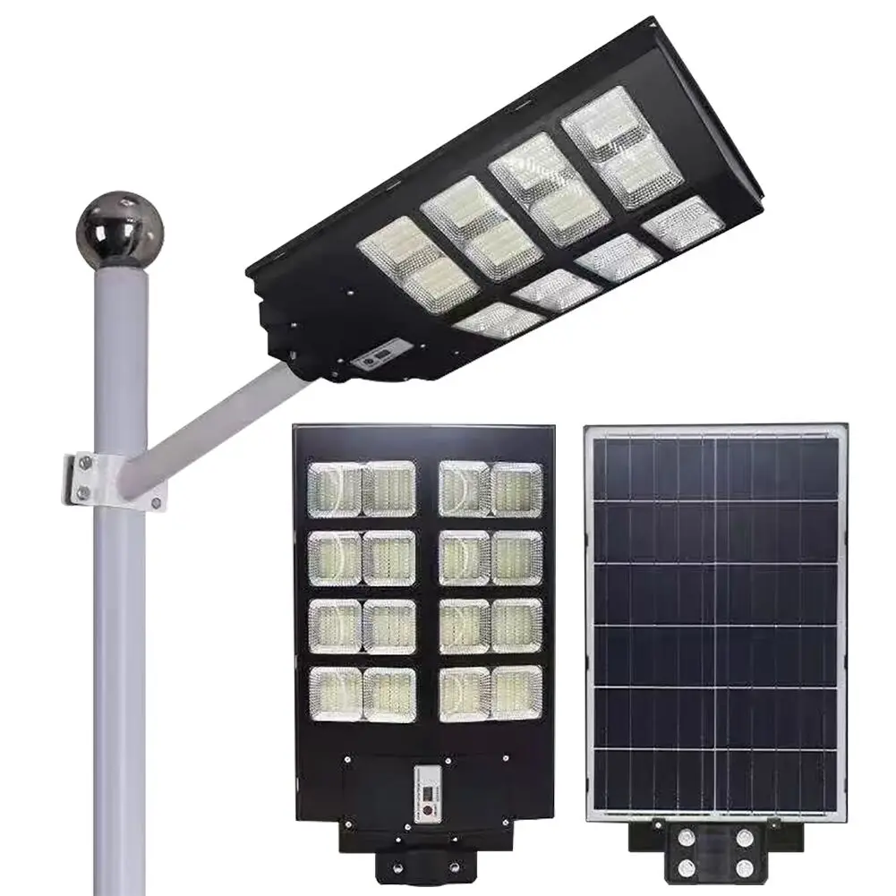 High Power Battery Solar Road Streetlight IP65 Waterproof 300W 400W 500W Integrated Outdoor All in One Led Solar Street Light