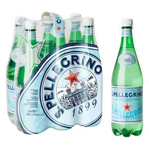 S.Pellegrino Premium Quality 8.45 Fl oz Sparkling Natural Mineral Water Direct From Fiji Spring Source-Wholesale Supply Pack 6
