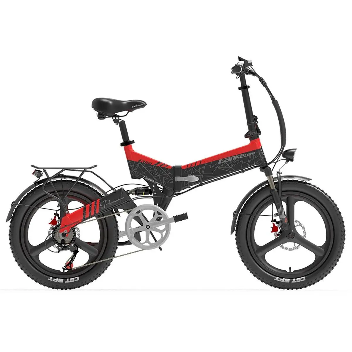 E-Bike G650 20 inch electric bike with 48V 12.8Ah battery, 500W motor