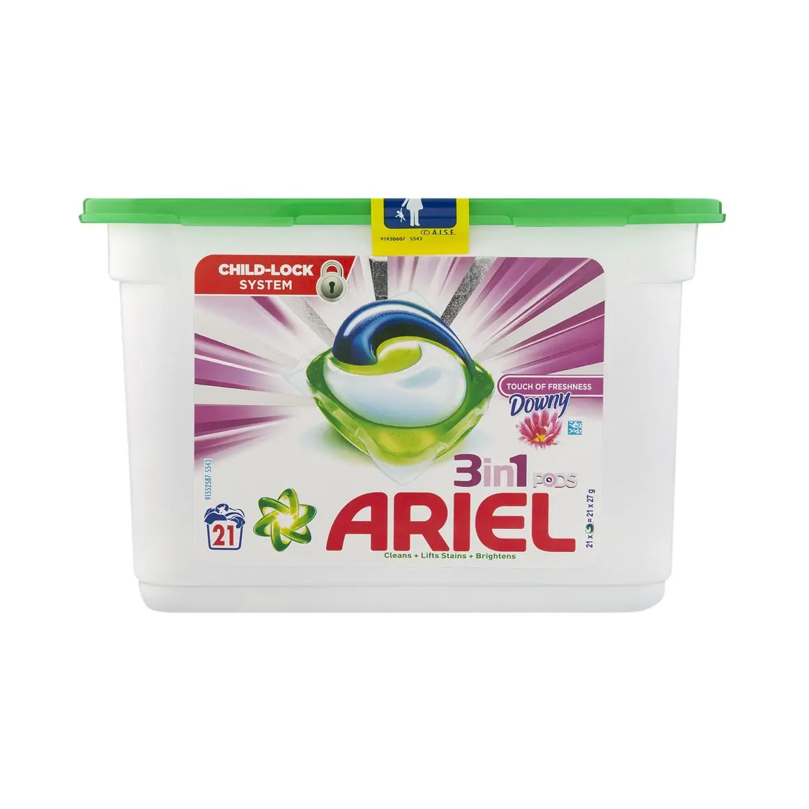 Ariel Laundry Detergent 3 In 1 Pod - 52 Pods (regular Wash) - Buy Ariel ...