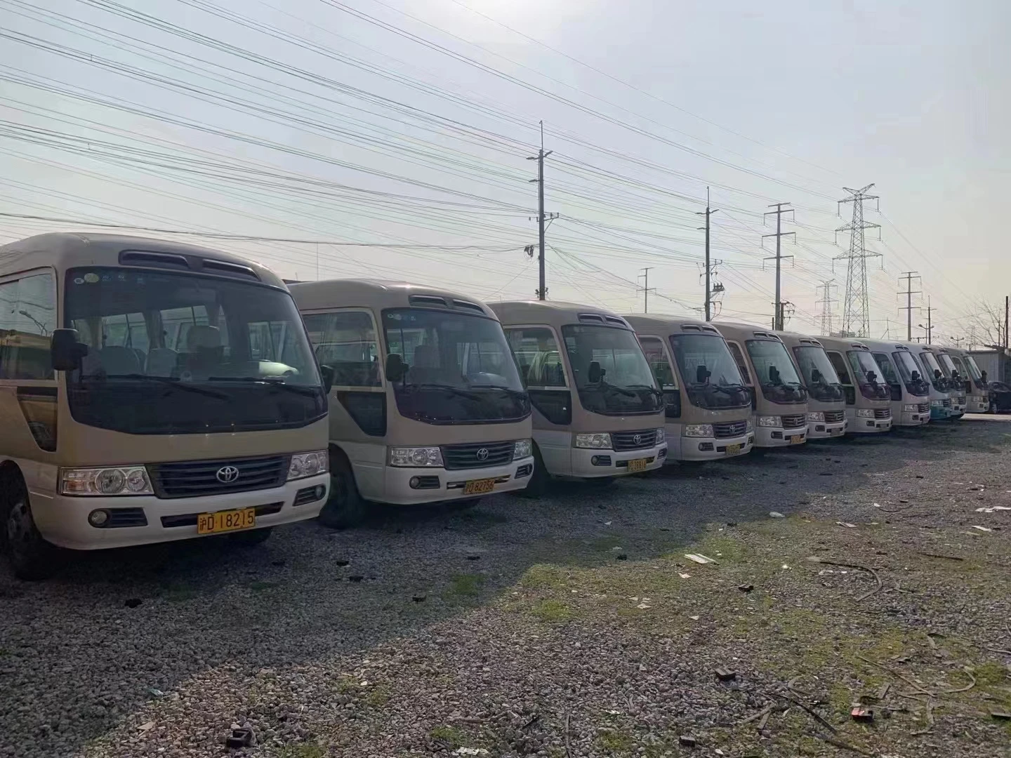 Поставка, большое количество, Восстановленный/б/у Toyota-Coaster 4,2 л, автобус, 30 сидений, кондиционер в хорошем рабочем состоянии