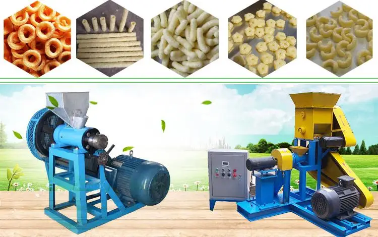 High Productivity Snack Food Extruder - Maize Puff Machine