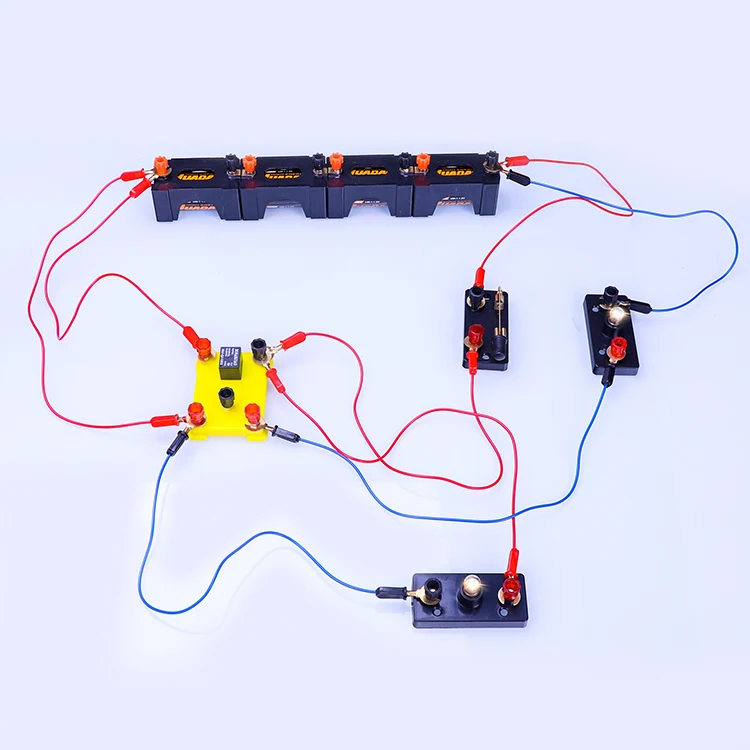 Physics Science Lab Learning Circuit Kit Electricity Experiment Set Circuit Kit for Kids Junior Senior High School Student