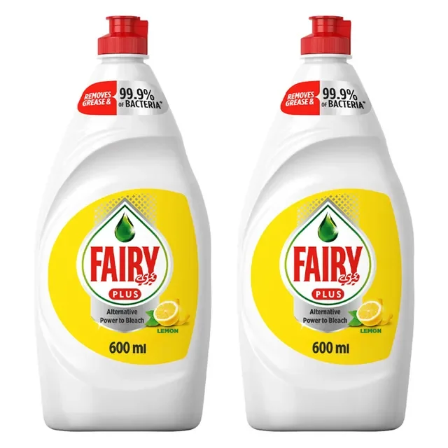 Fairy Plus Lemon Dishwashing Liquid Soap,800 Ml Powerful And