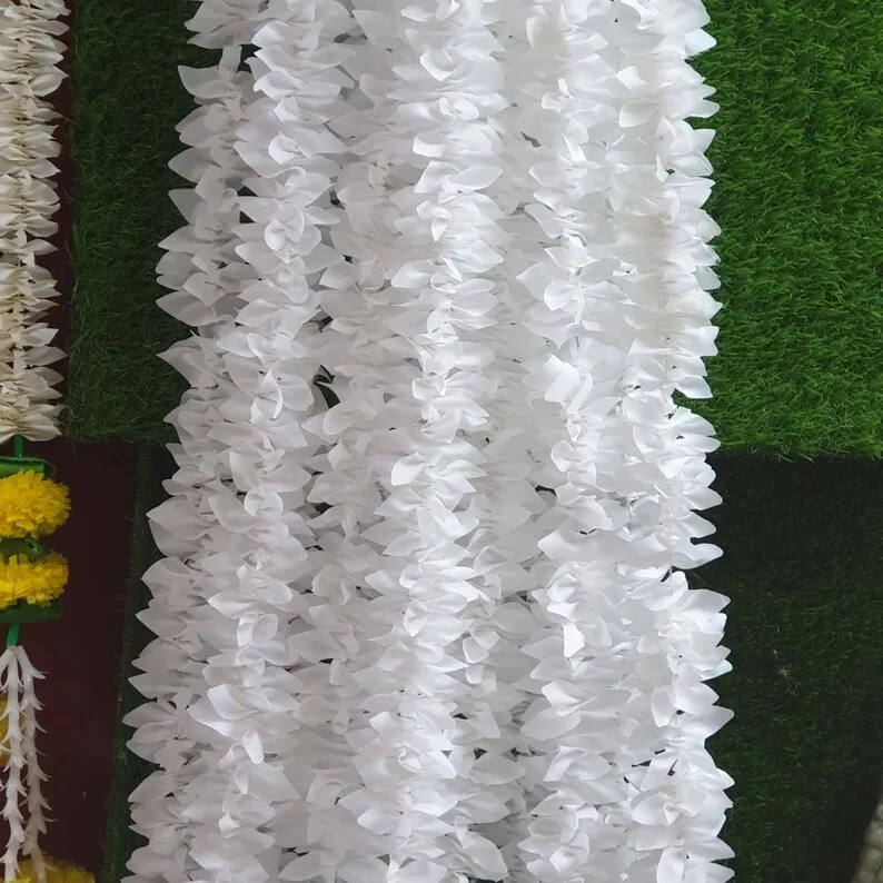 Artificial Jasmine Flower Garland String For Indian Wedding And Party