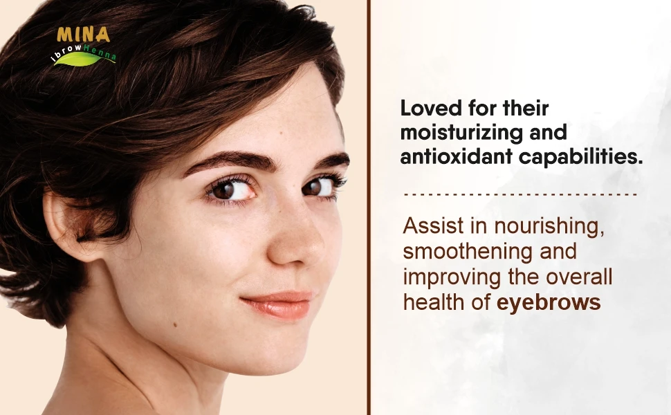 Mina Brow Nourishing Roll On Oil For Strengths,Conditions & Thicken