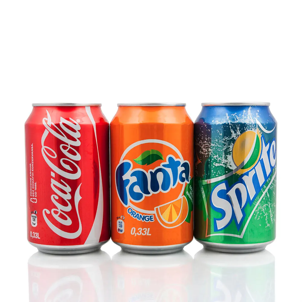 Coca Cola 330ml / Spirit 330ml / Fanta 330ml Cold Drink Can Soft Drinks ...