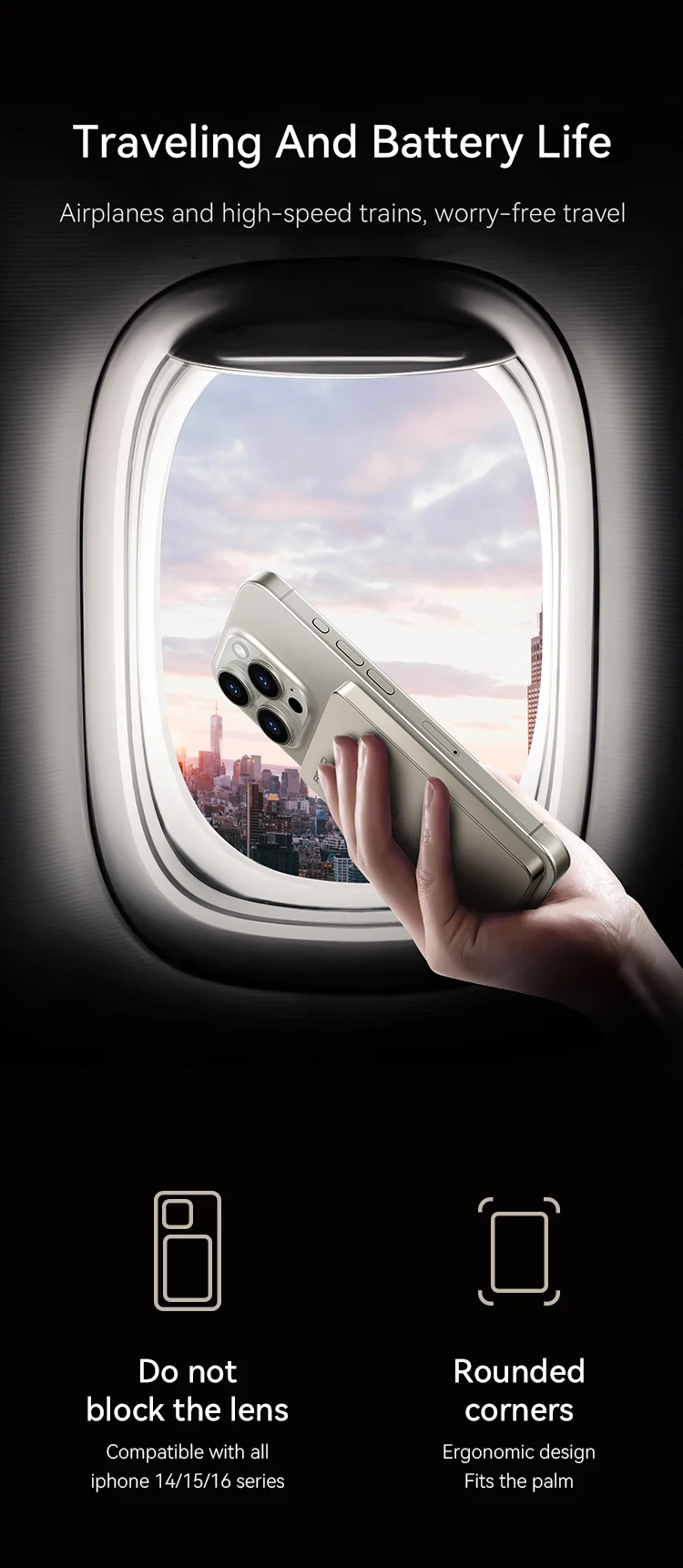 أحدث طراز-mAh Power Bank من النوع C-مخرج شحن سريع للغاية يظهر سعة حقيقية إخراج 15 وات