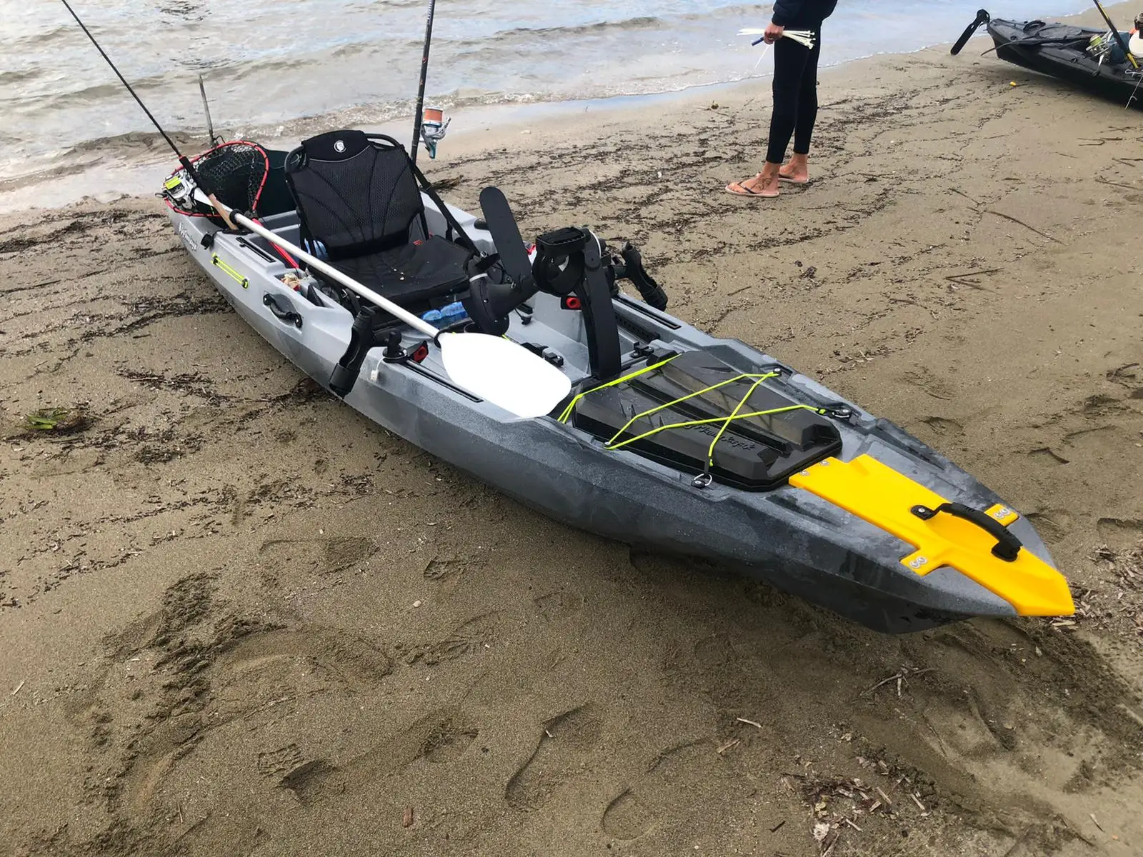 Made In Italy Pedal Drive Fishing Kayak For One Person 13,3ft Triken405