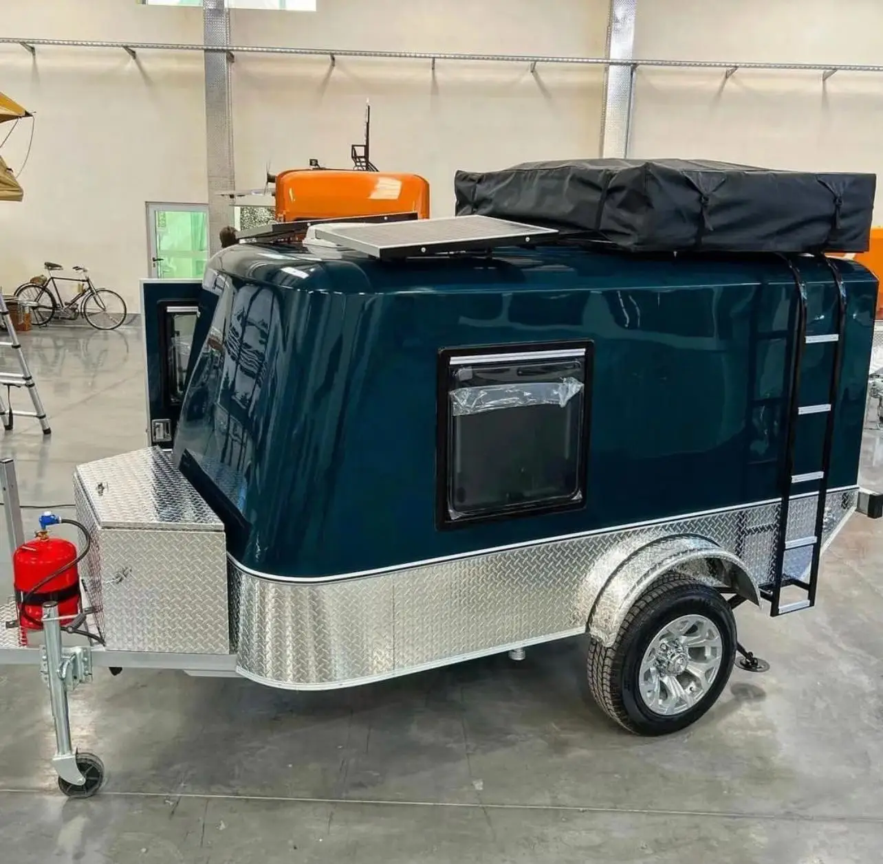 Used Teardrop Trailer Travel Camping Caravan Light Folding Off Road Pop