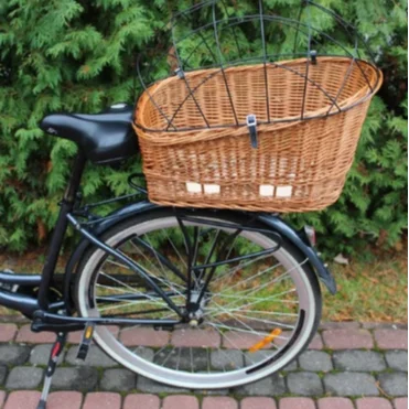 Дешевая Высококачественная плетеная корзина, велосипедная переноска, транспортер для кошек и собак, ручная перевозка, транспортер для домашних животных