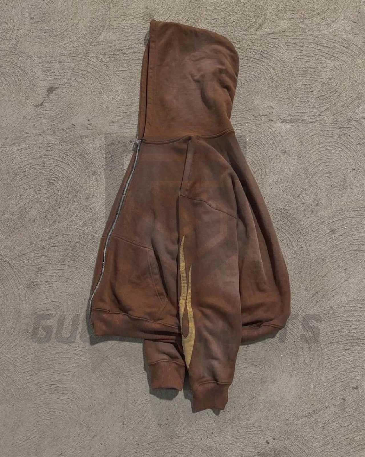 Custom Streetwear Acid Washed Sweat Suits Zipper Hoodies Tracksuit Set ...
