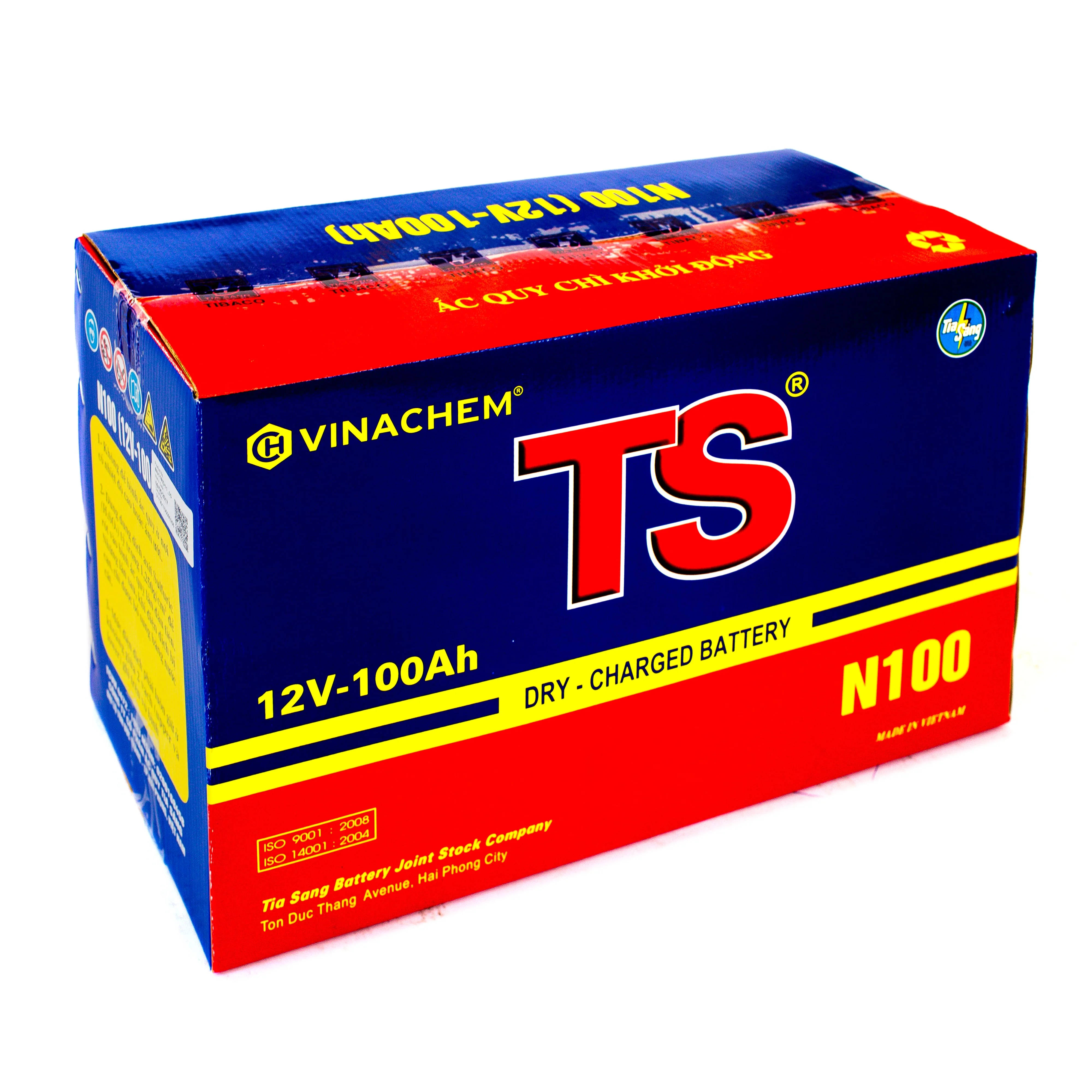 Ts 12v-100ah Dry-charged Battery For Car Oem Accepted Tools Electronics ...