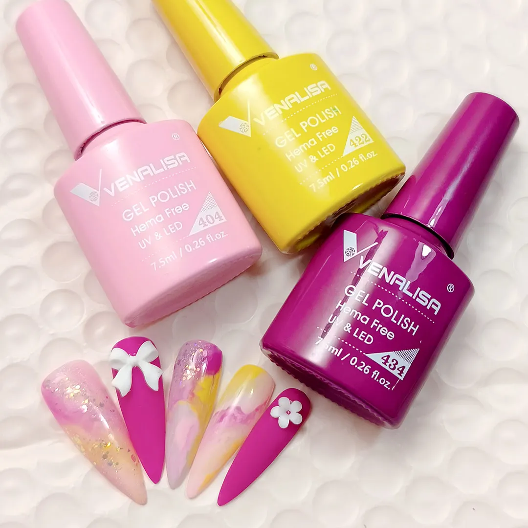Venalisa UV Gel Polish - 60 Colors for Nail Art & Manicure