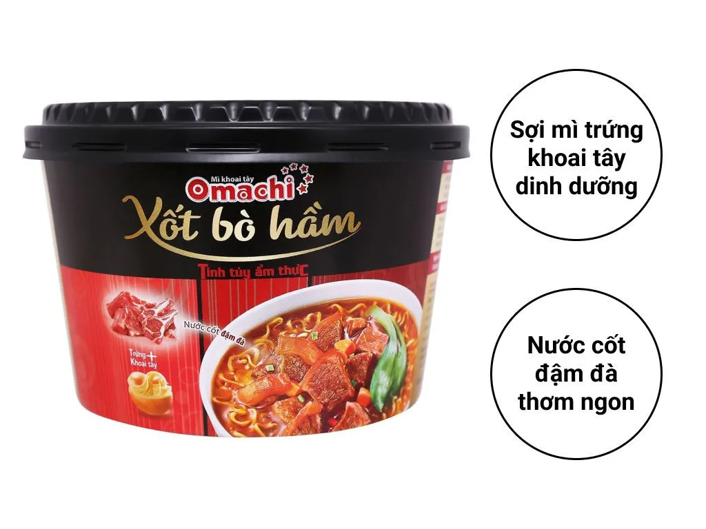 Картофельная лапша Omachi с тушкой