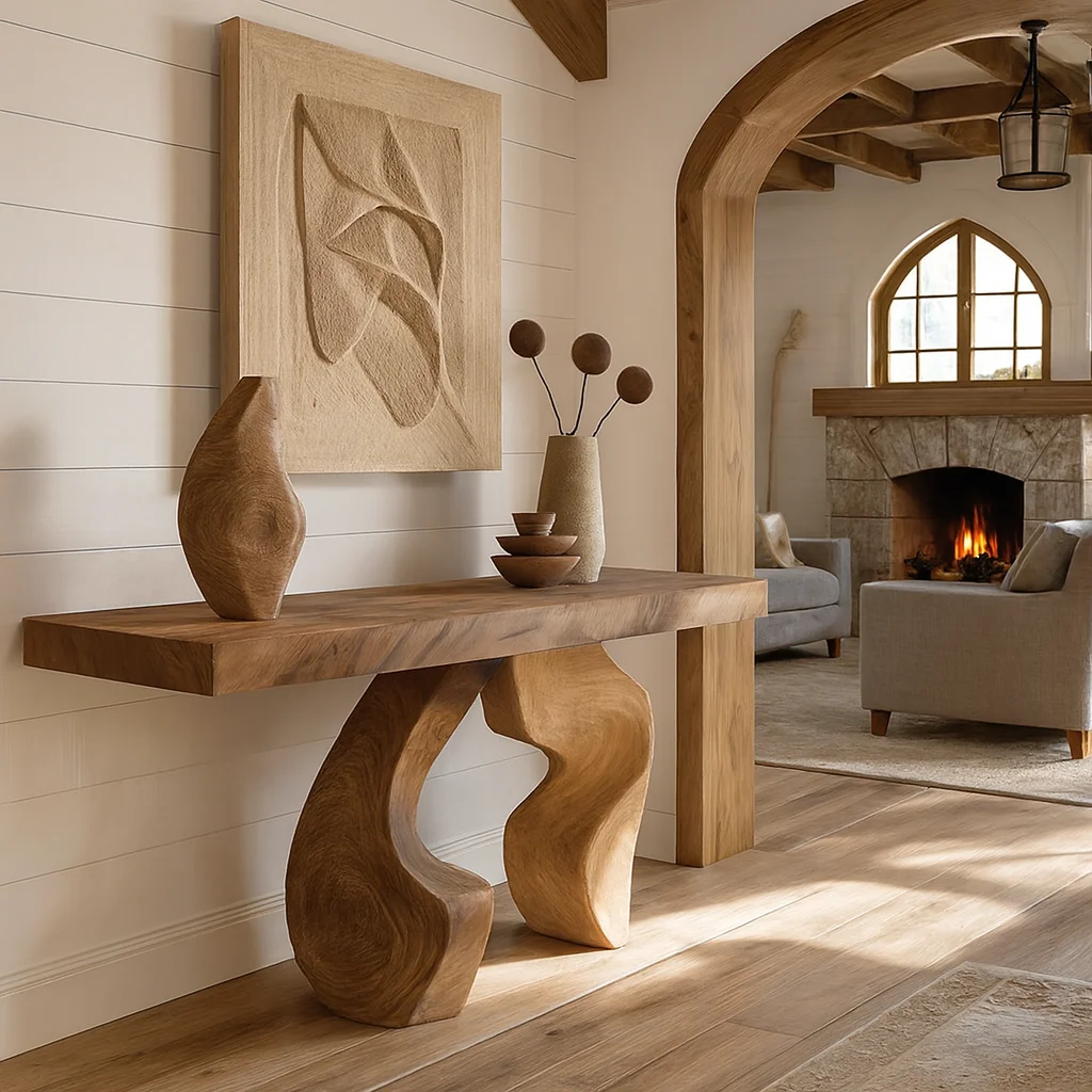 Elvarenae Sorelle Sculpted Console Table — product detail