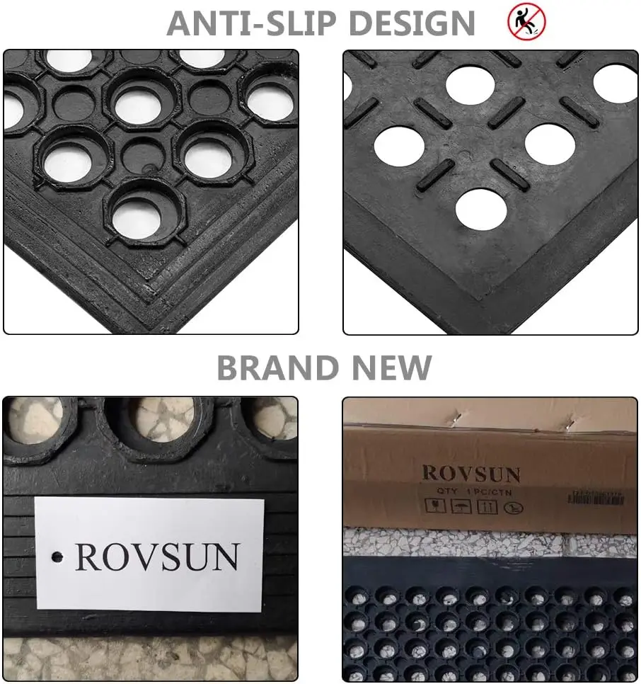 Rubber Floor Mat With Holes &antifatigue/nonslip Drainage Mat Buy