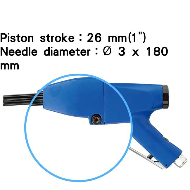 Pistol Grip 19 28 Needles Airpowered Needle Scaler For Rust Buy