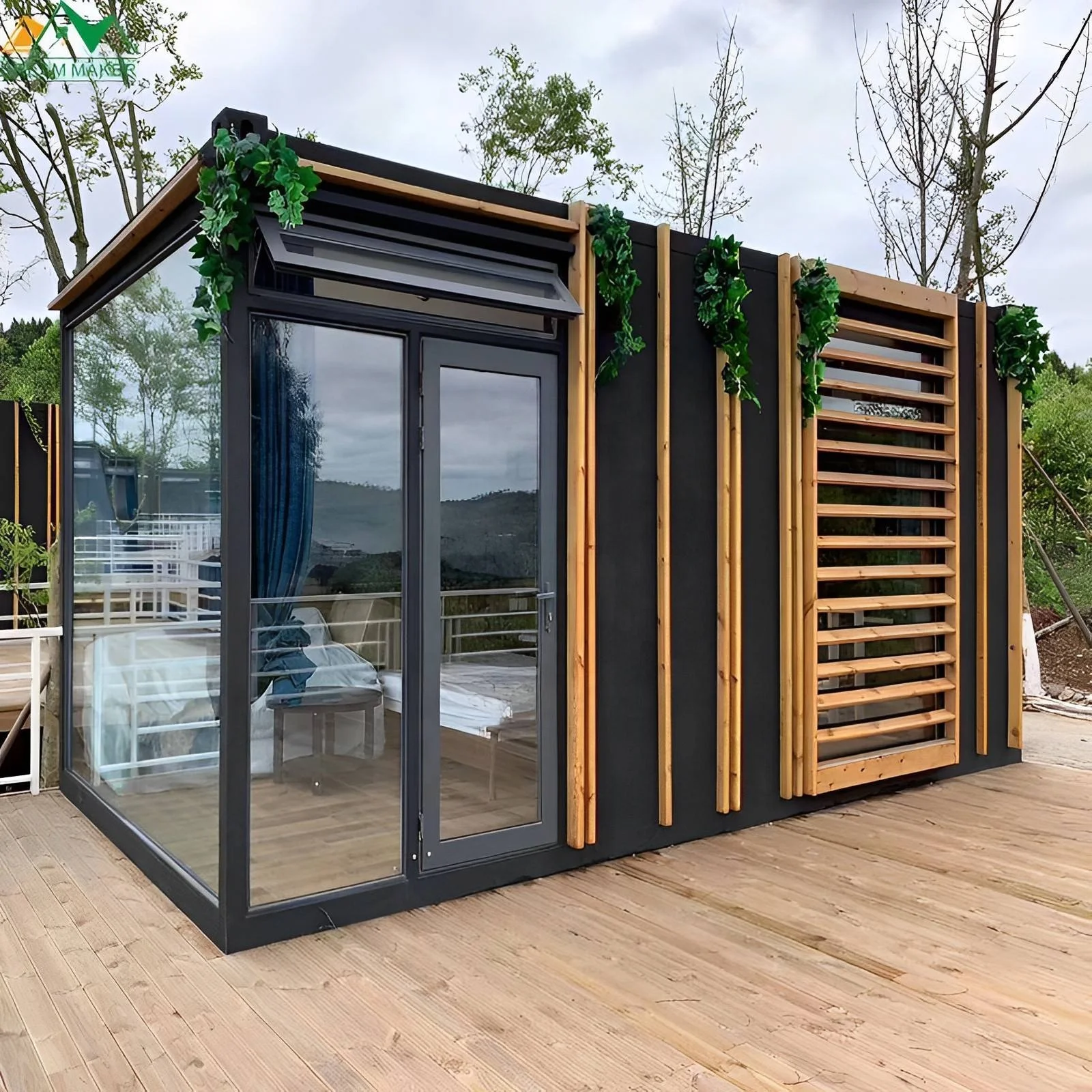 Modular Mobile Prefab Low Cost Easy Build Assembly Office Container House Prefabricated Detachable Flatpack Casas Container Home