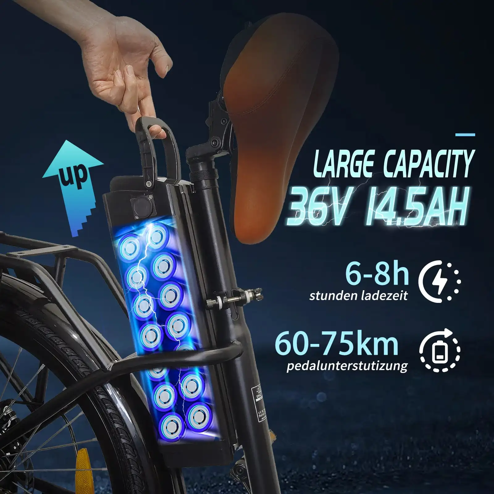 TTGO C2 (YY-26ST) Electric City Bike Ebike