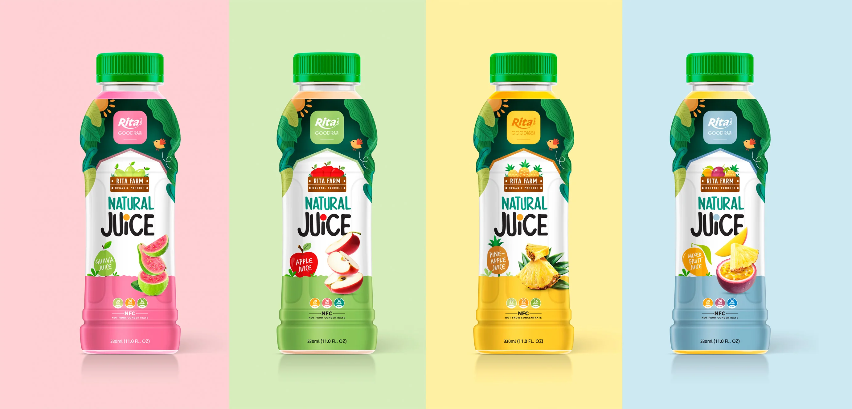 330ml Pet Bottle Mango Juice Beverage Supplier Fruit Drink Made In