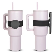 Flask Cup Tumbler Mount Accessory with Metal Ring for iPhone And Tumbler MagSafe Compatible Strap Phone Holder