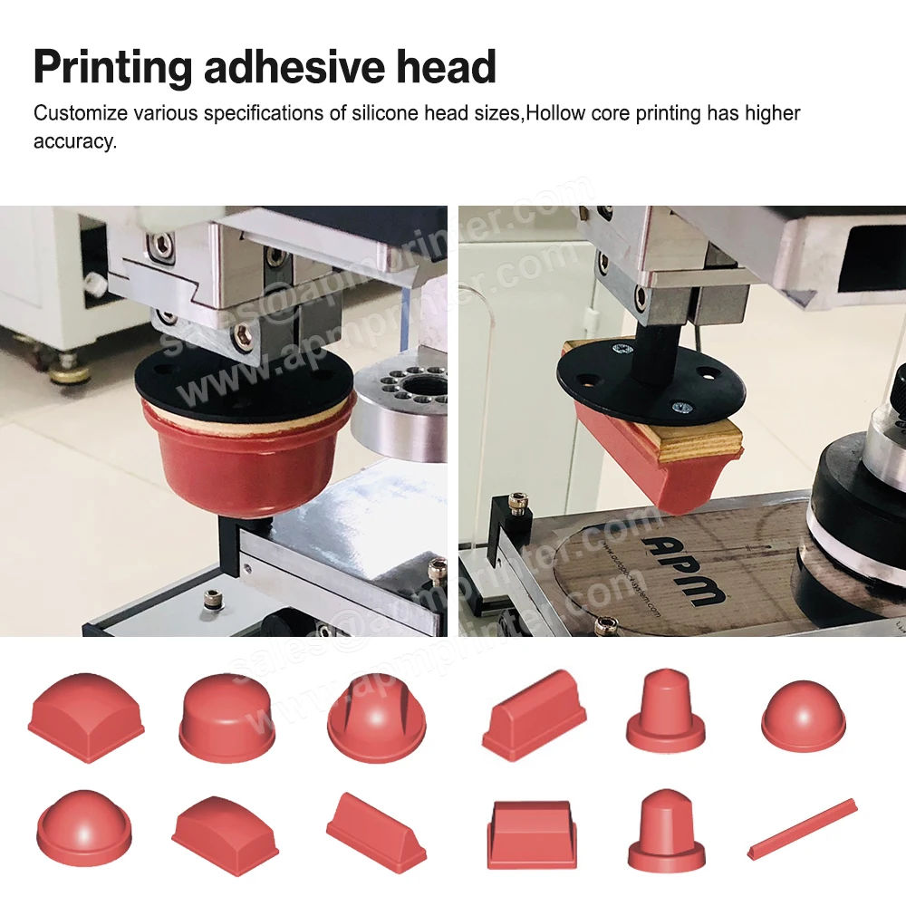 Desktop Tampon Printing Machine for Pad Printing Cloth Glasses Toys Pad Printer
