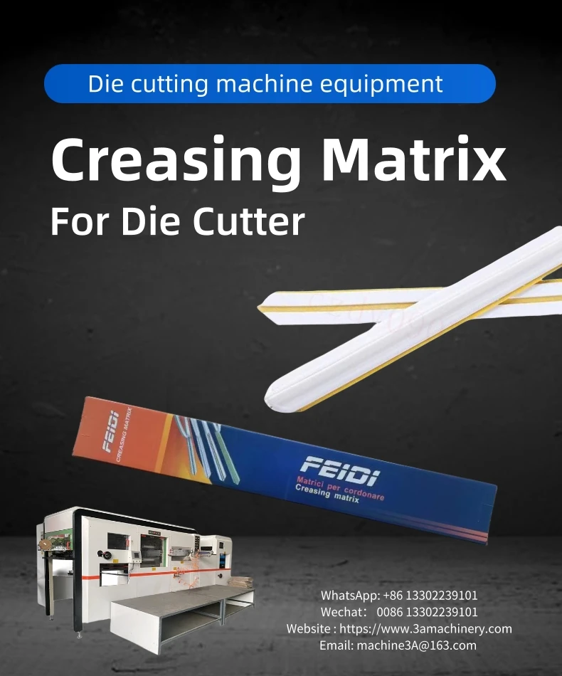 Cqt Creasing Matrix For Die Cutter Creasing Machine Die Cutting