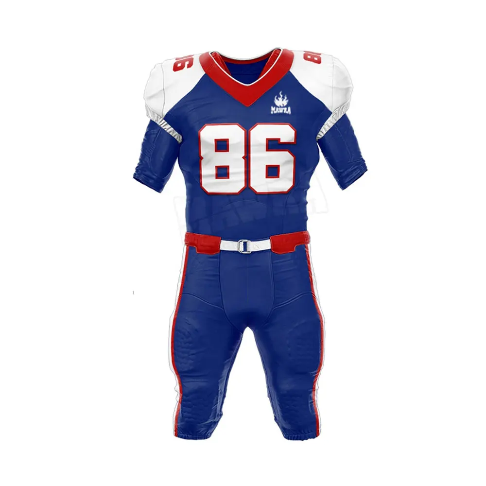 Light Weight American Football Uniforms Comfortable Quick Dry Men
