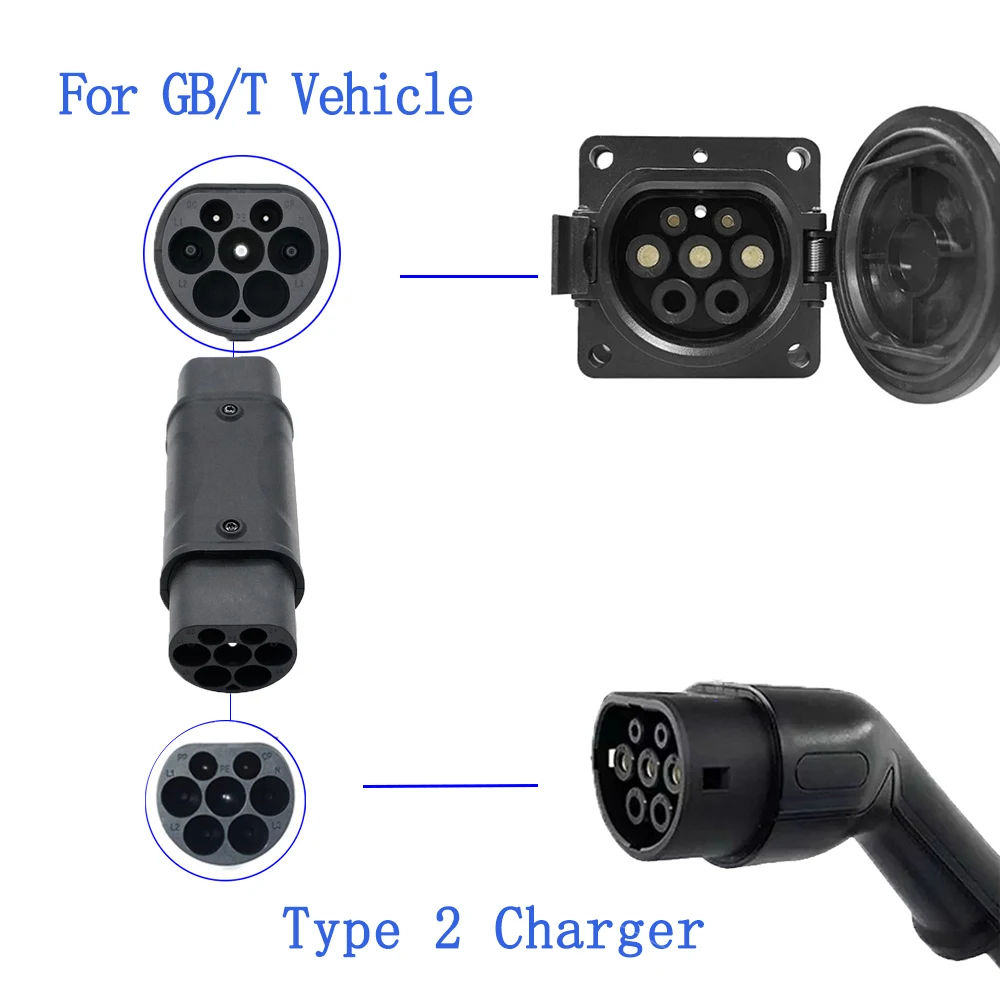 Chademo To Gbt Adapter With Ev Charger Dc Fast Charging For Electric