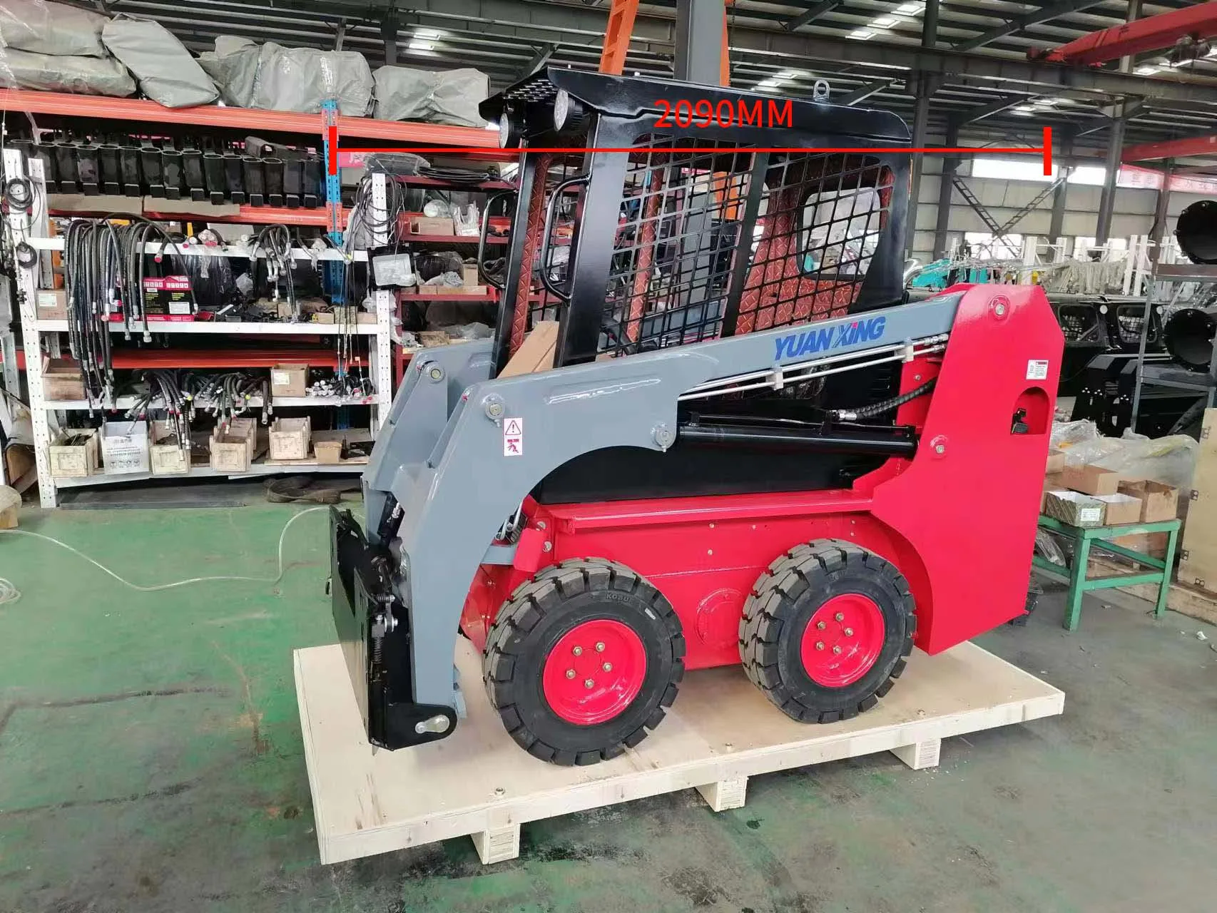 TS125 Skid Steer Forest Mulcher - 139hp Heavy Duty Diesel