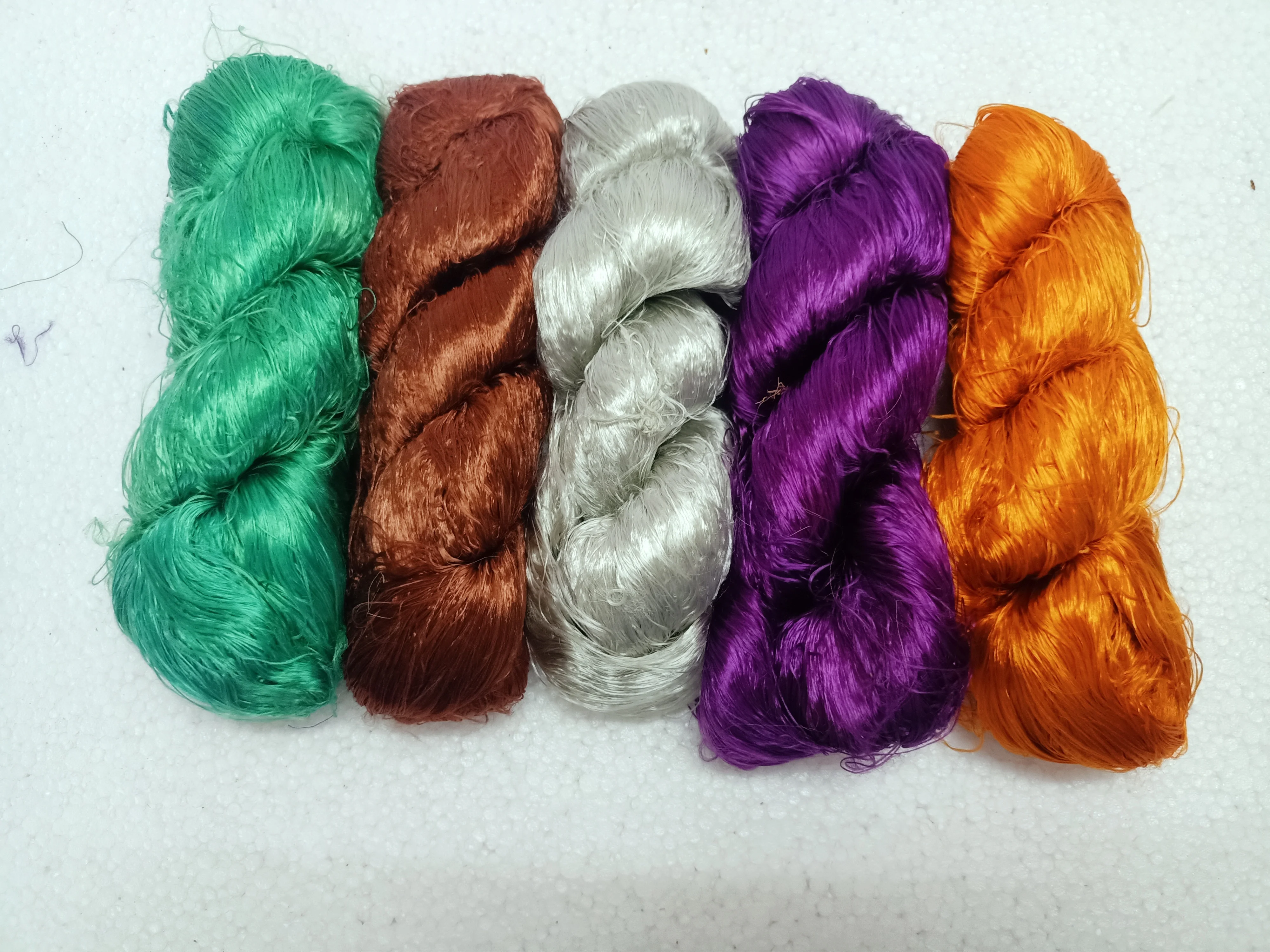 Custom Made Banana Silk Thrums  Made From Recycled Rayon and Viscose Fibers Ideal for Resale  by  Art and Craft Stores
