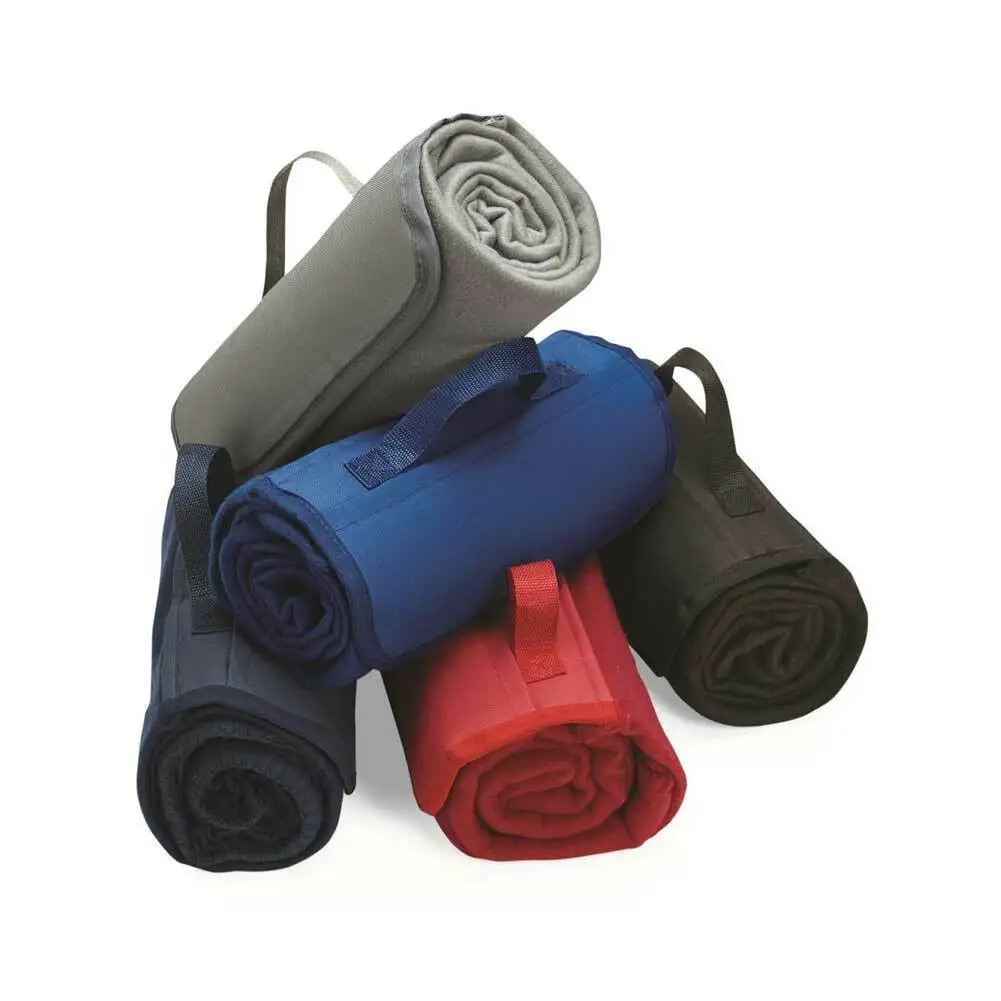 2 in 1 Winter Travel Blankets with Pillow Polar Fleece Waterproof & Heated for Airline Bus Car Train Picnic-Avior