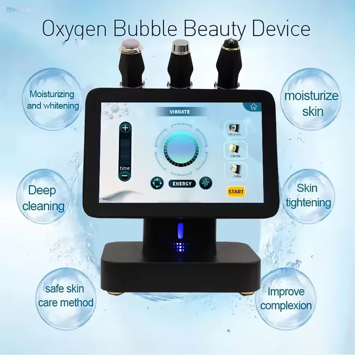 Portable Super Facial Massage Oxygenation Oxygen Face Care Beauty Machine 3 in 1 Revive Bright Glow Skin Glo2 Neo Facelift