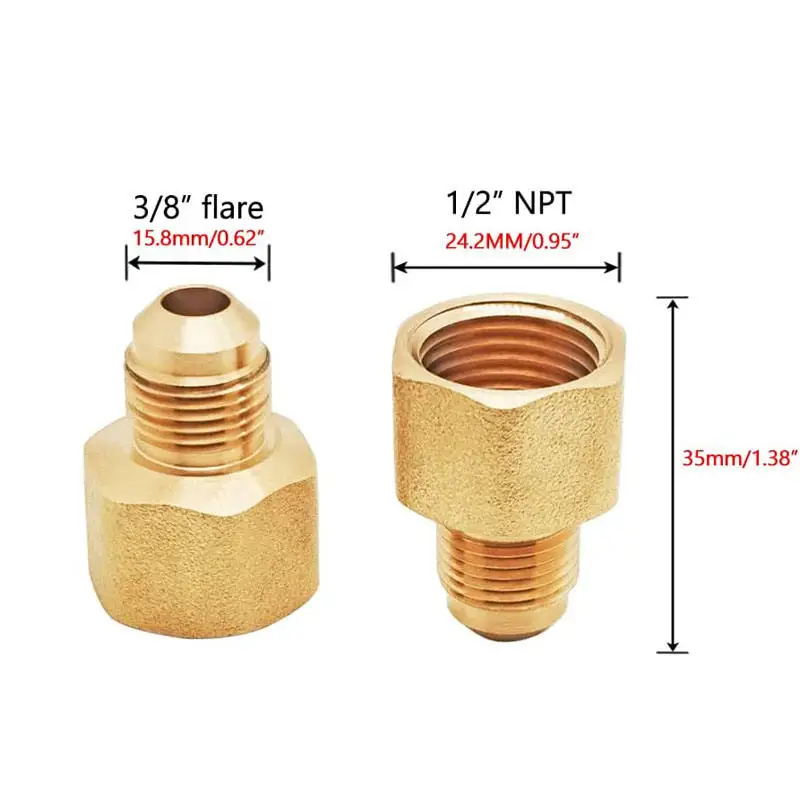 Brass Ferrule Hose Compression Pipe Fittings,Brass Male To Copper
