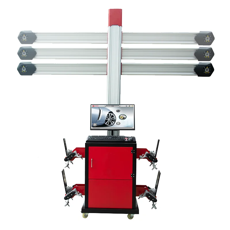 CE certificate  wheel aligner 3d wheel alignment machine equipment comb price with clamp