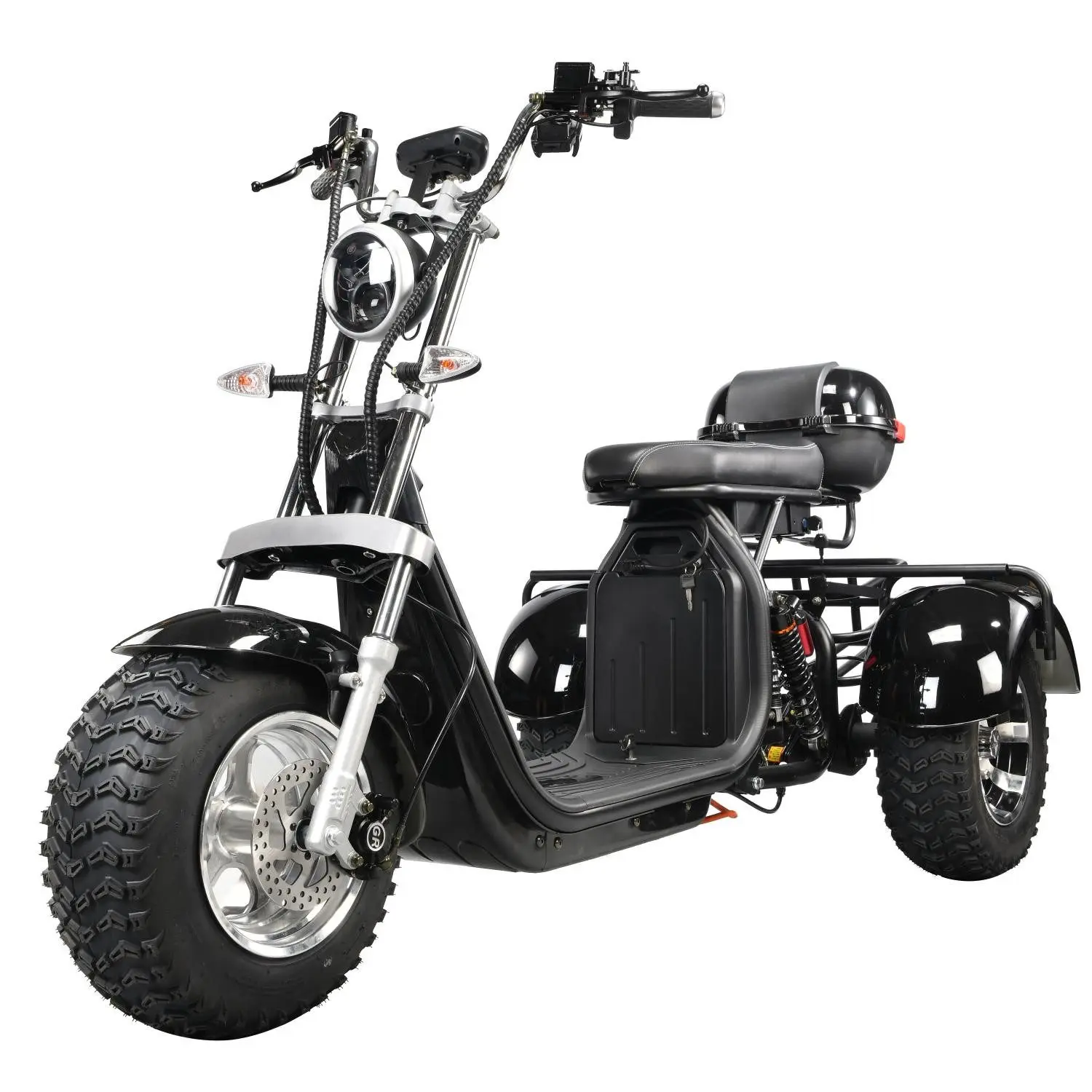 OEM ODM Custom Logo Available EHoodax 05WQ Electric Tricycle 18-Inch Fat Tire Closed Cargo Use 2000W Motor 30-50km/h 30-50km
